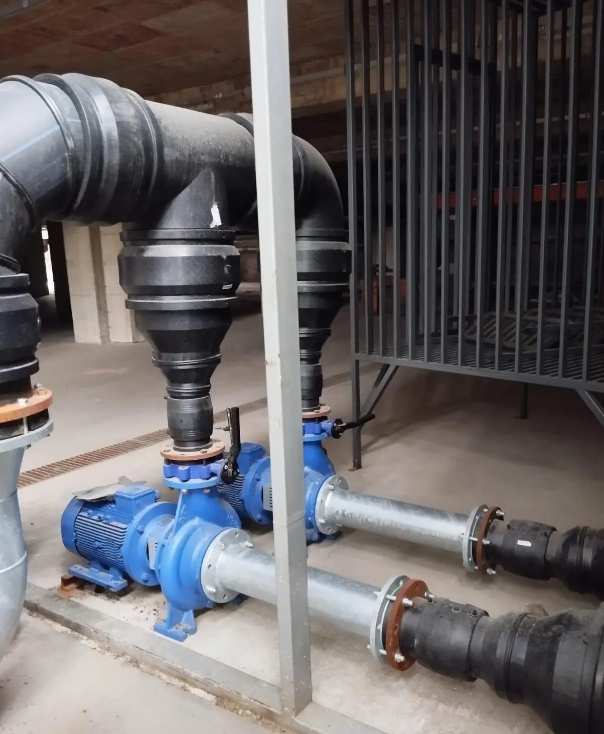 HDPE hatlar ve pompa bağlantıları